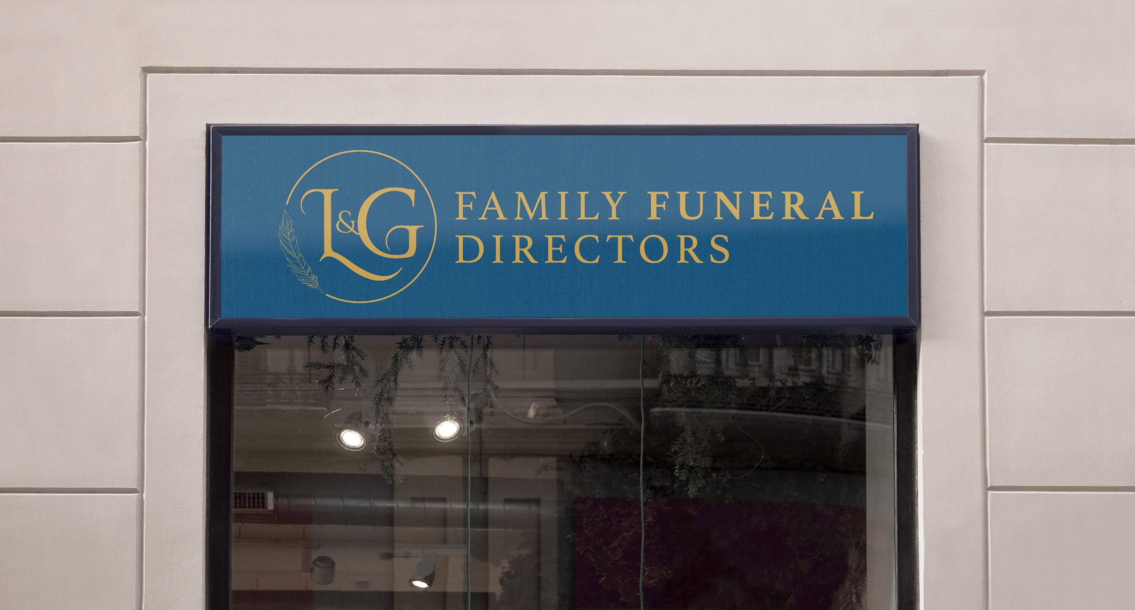 Funeral directors signage design newcastle