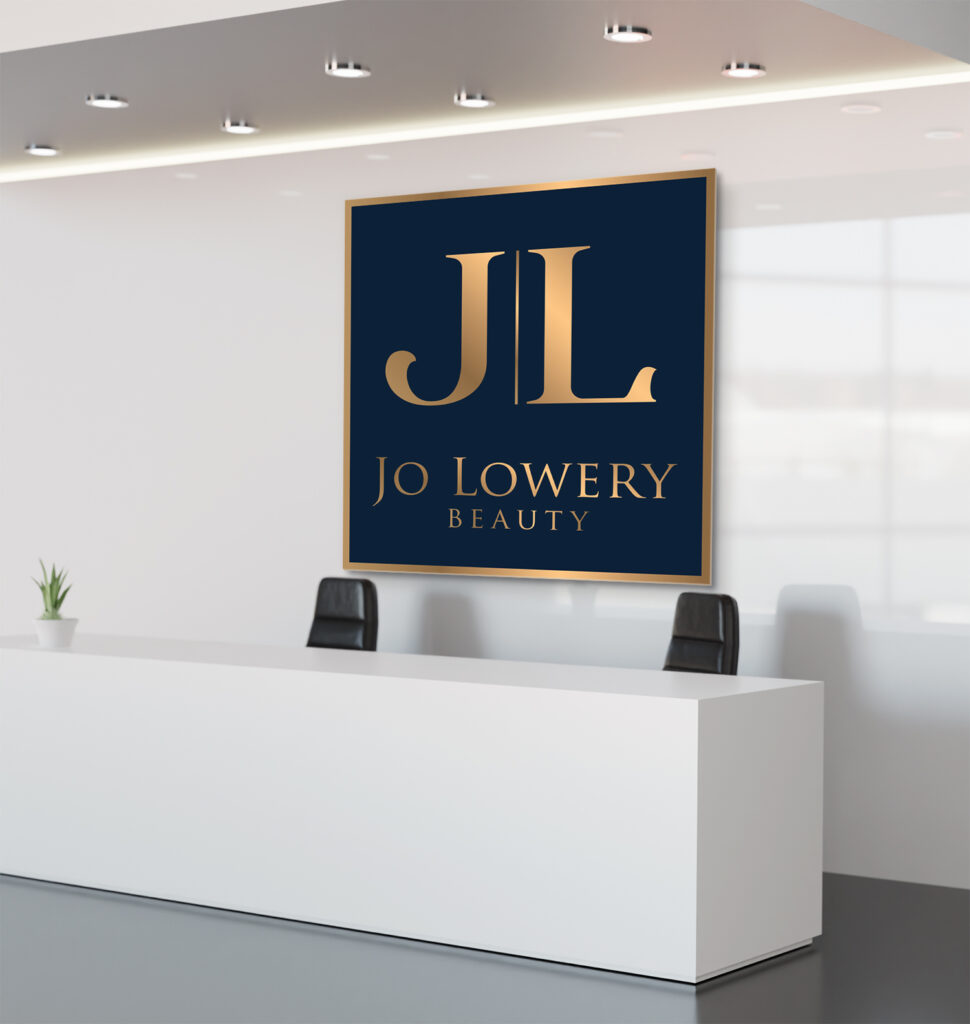 jo lowery beauty logo design