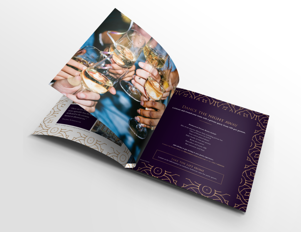 christmas brochure spread